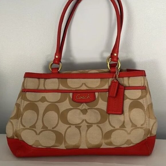 Coach - Signature Carryall Handbag - Picture 2 of 16